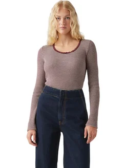 Лонгслив Women Dry Goods Waffle Long Sleeve T-shirt